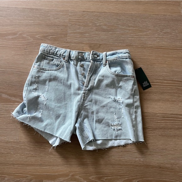 wild fable Pants - Wild fable light wash high rise dad shorts NWT